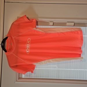 Large OBX swim/surf Coral shirt